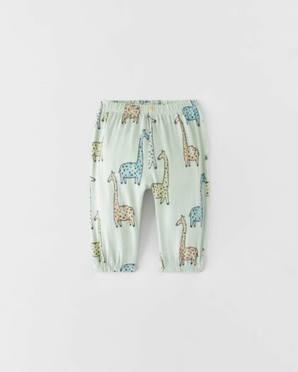 Giraffe Slub Knit Trousers